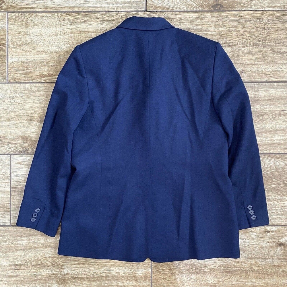 Vintage Virgin Wool Blazer Size 14 - Picture 3 of 9